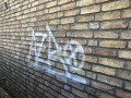 Graffiti auf Außenmauer